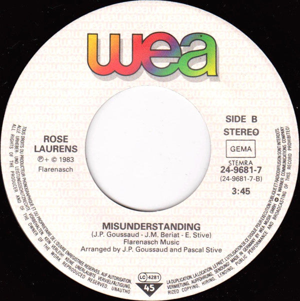 Rose Laurens : Mamy Yoko (7", Single)