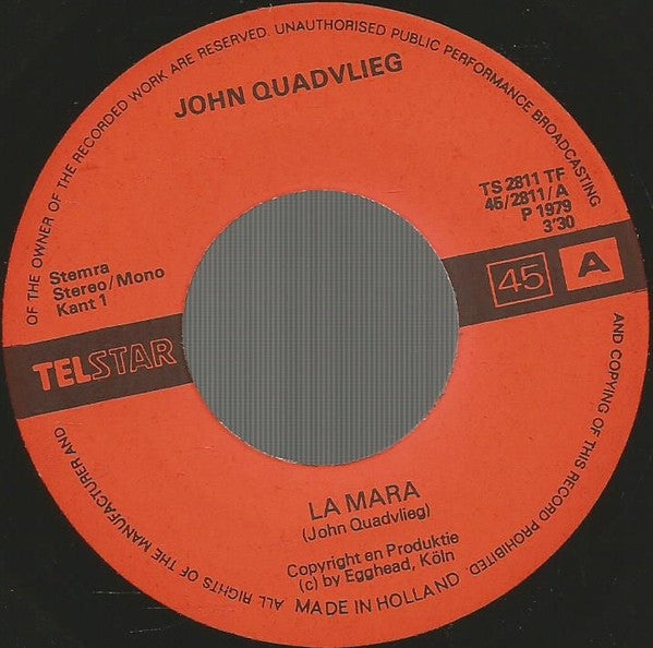 John Quadflieg : La Mara (7", Single)