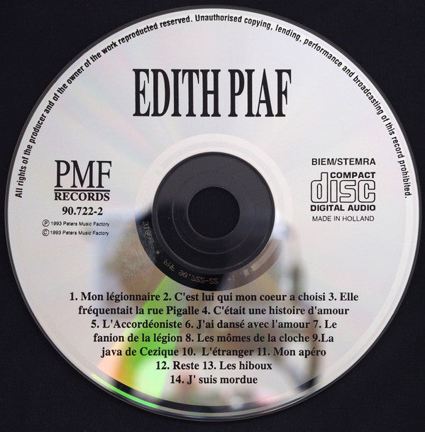 Edith Piaf : Les Plus Grands Artistes Francais Edith Piaf  (CD, Comp)