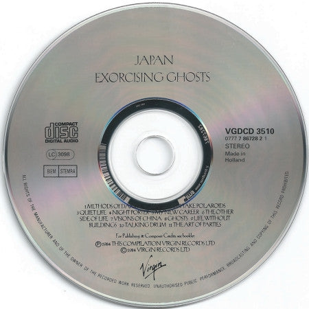 Japan : Exorcising Ghosts (CD, Comp, RE, RP, ims)