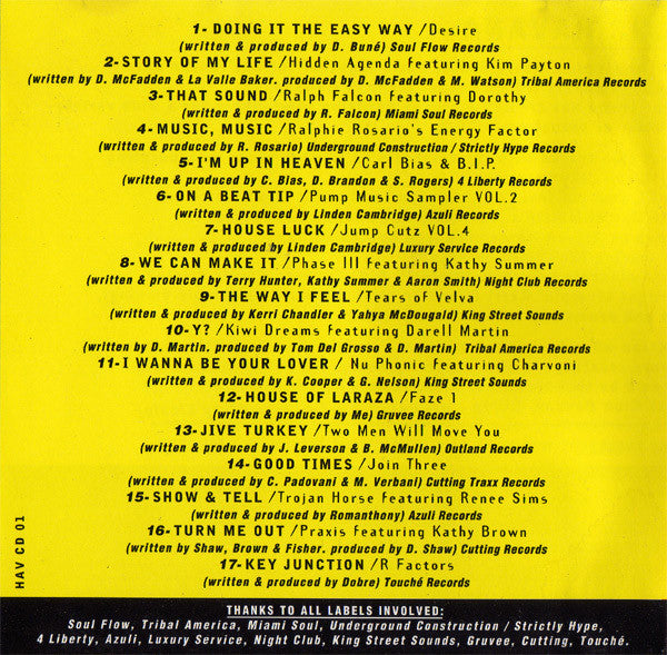 Various : Upstairs At Club Havana (CD, Mixed)
