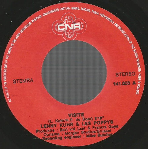 Lenny Kuhr & Poppys : Visite (7", Single)