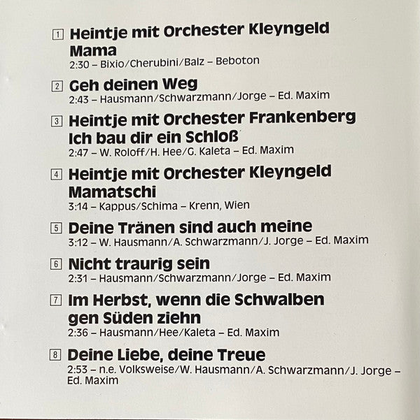 Heintje : Die Stimme Für Millionen (CD, Comp)