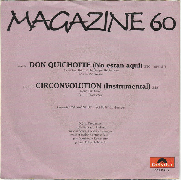 Magazine 60 : Don Quichotte (7", Single)