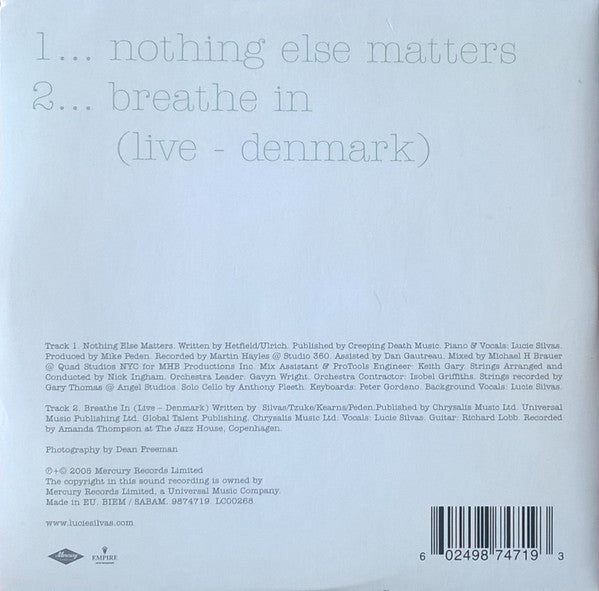 Lucie Silvas : Nothing Else Matters (CD, Single)