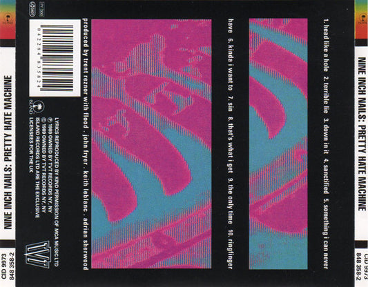 Nine Inch Nails : Pretty Hate Machine (CD, Album, RE, UNI)