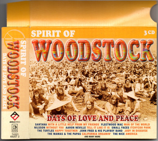 Various : Spirit Of Woodstock (Days Of Love And Peace) (3xCD, Comp)