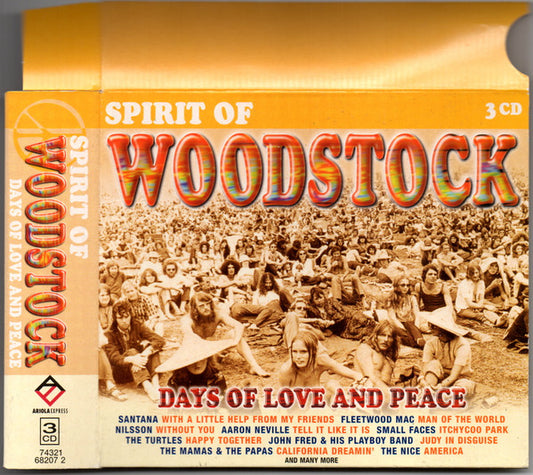 Various : Spirit Of Woodstock (Days Of Love And Peace) (3xCD, Comp)