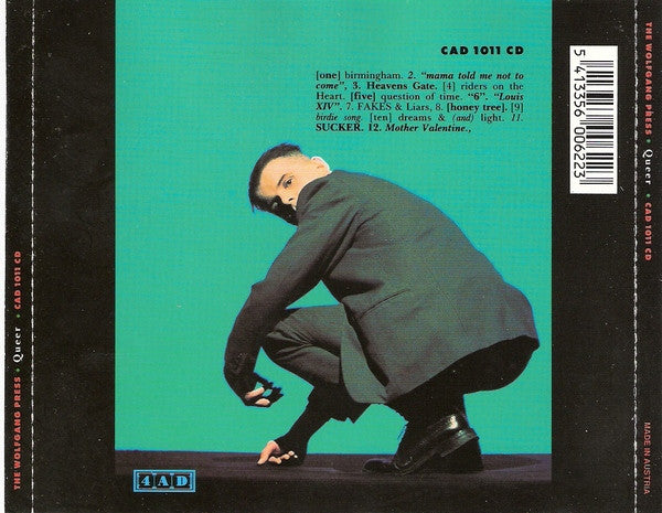 The Wolfgang Press : Queer (CD, Album)