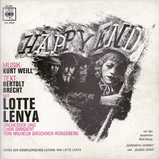 Lotte Lenya , Musik: Kurt Weill , Text: Bertolt Brecht : Happy End (LP)