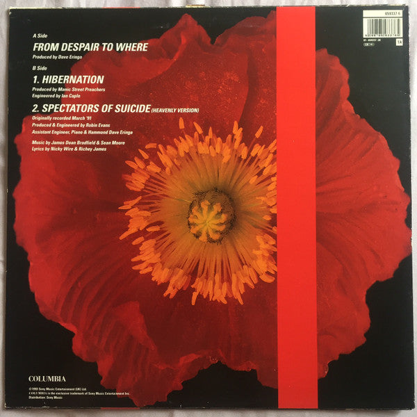 Manic Street Preachers : From Despair To Where (12", Single)