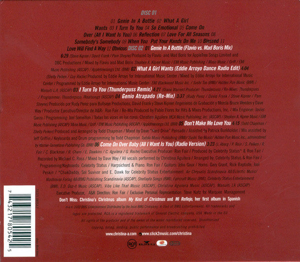 Christina Aguilera : Christina Aguilera (2xCD, Album, S/Edition)