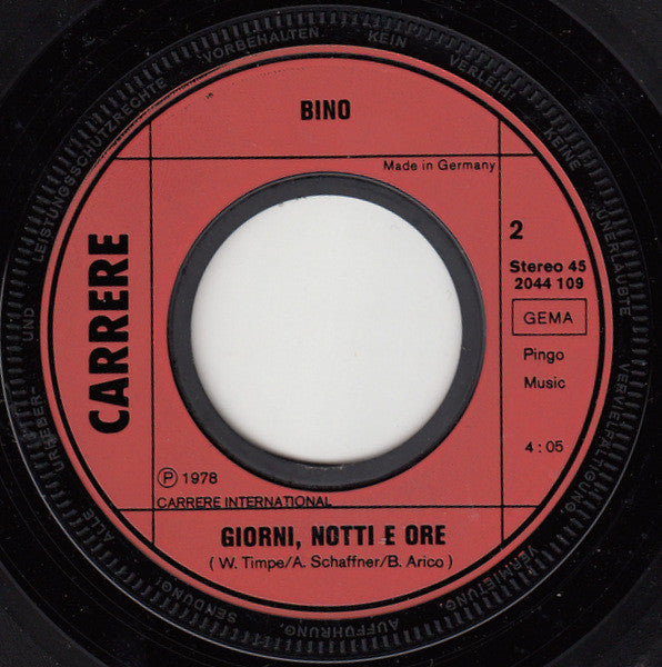 Bino : Mama Leone (7", Single)