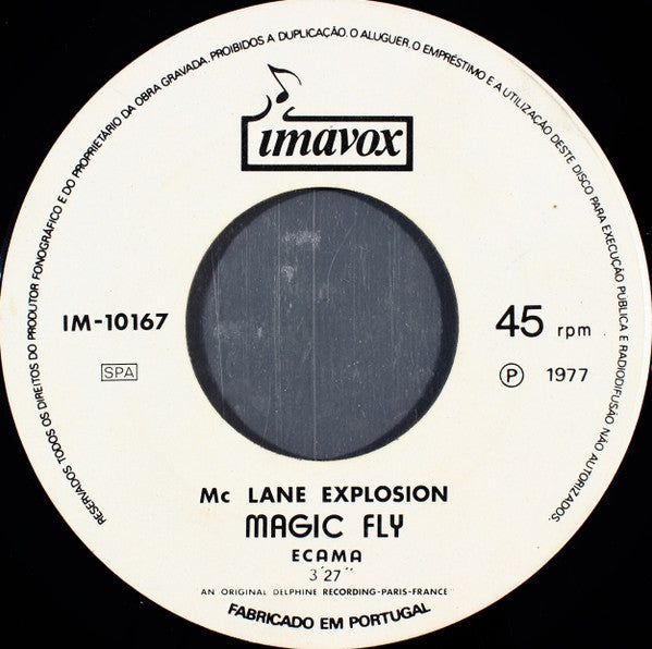 Mc Lane Explosion : Magic Fly (7")