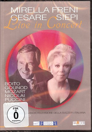 Mirella Freni, Cesare Siepi : Live In Concert (DVD-V)
