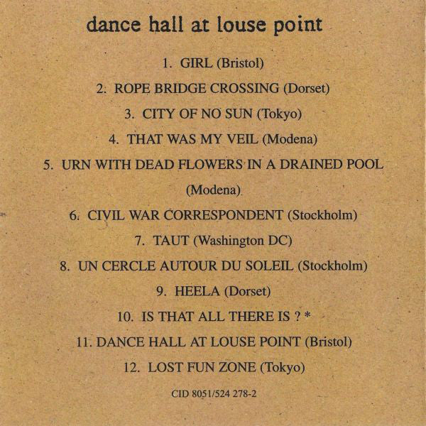 John Parish & PJ Harvey : Dance Hall At Louse Point (CD, Album, RP)