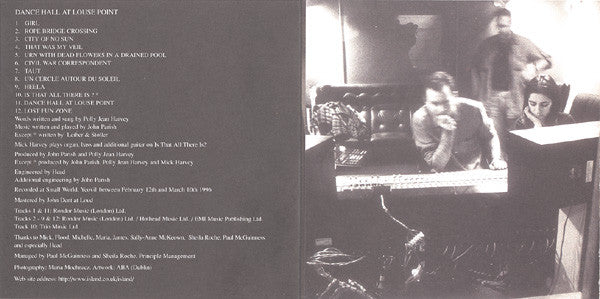 John Parish & PJ Harvey : Dance Hall At Louse Point (CD, Album, RP)