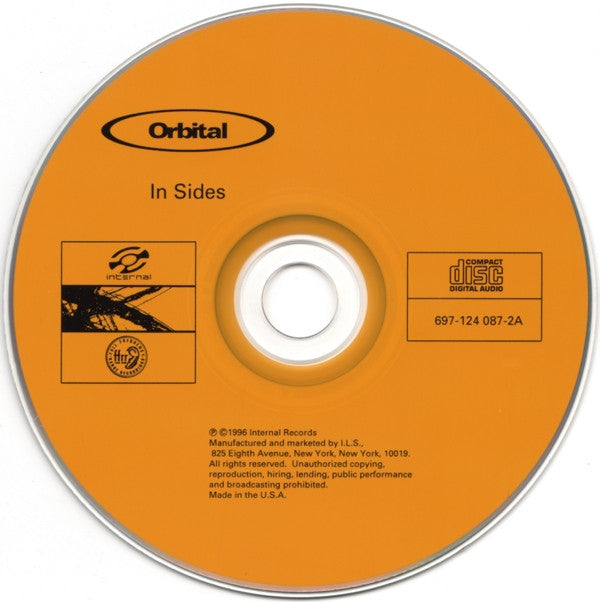 Orbital : In Sides (CD, Album, RE + CD, Comp)