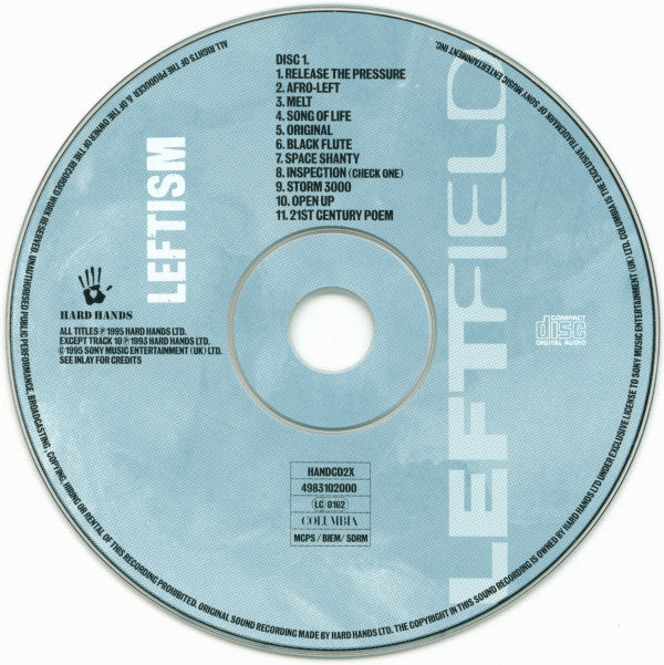 Leftfield : Leftism (CD, Album, RE + CD, Comp, Ltd)