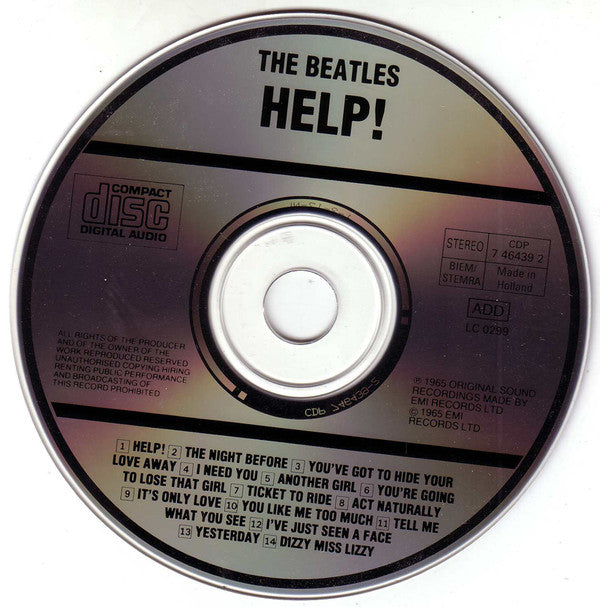 The Beatles : Help! (CD, Album, RE, RP)
