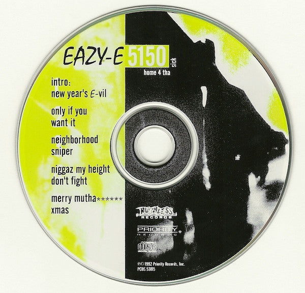Eazy-E : 5150 Home 4 Tha Sick (CD, EP)