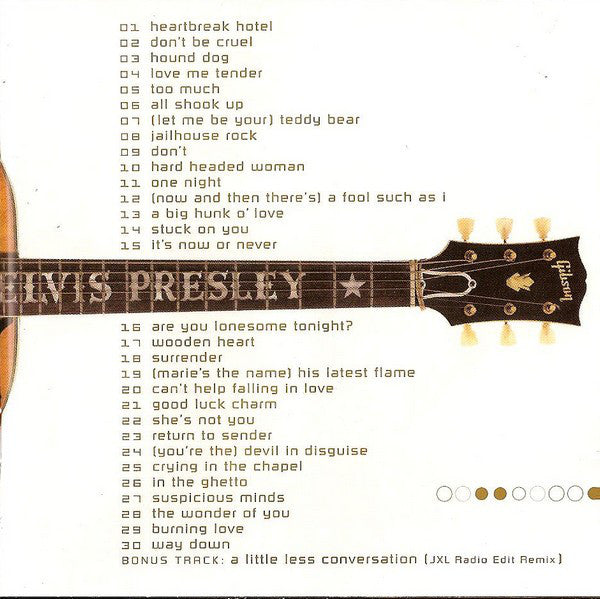 Elvis Presley : ELV1S 30 #1 Hits (CD, Comp, RM, Dis)