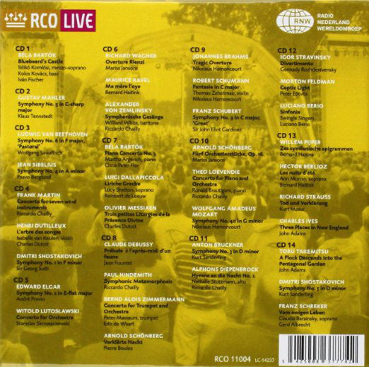 Concertgebouworkest : Live The Radio Recordings 1990-2000 (14xCD + Box)