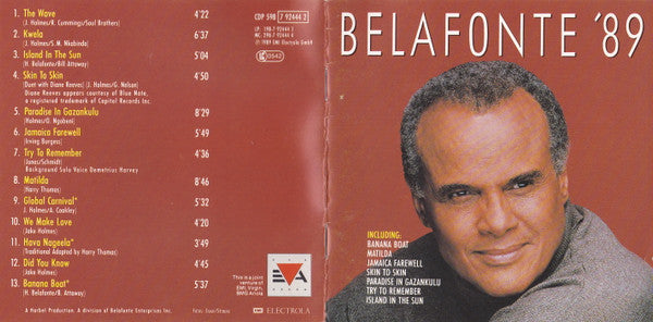 Harry Belafonte : Belafonte '89 (CD, Album)