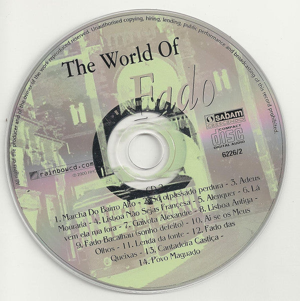 Unknown Artist : The World Of Fado (2xCD, Comp)