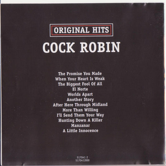 Cock Robin : Original Hits (CD, Comp)