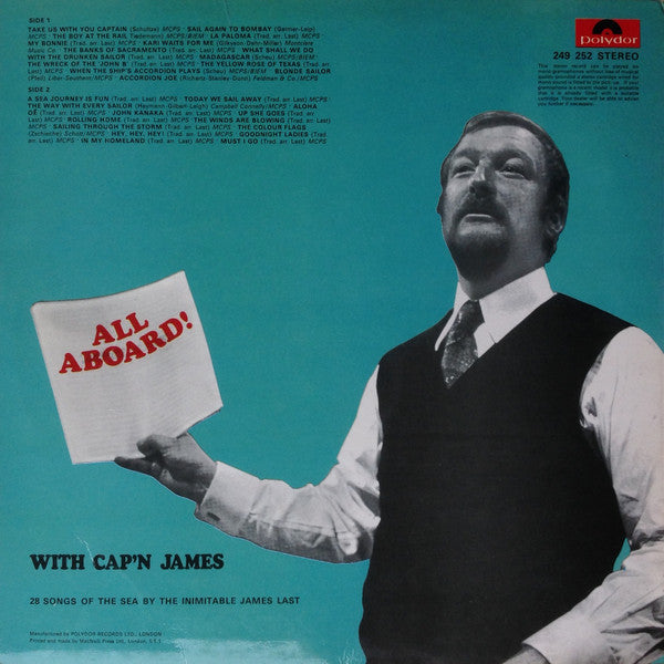 James Last : All Aboard ! With Cap'n James (LP, Album)