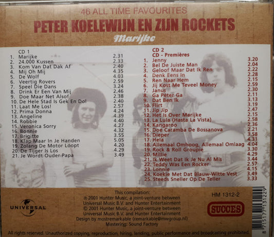 Peter Koelewijn & Zijn Rockets : Marijke (2xCD, Comp)