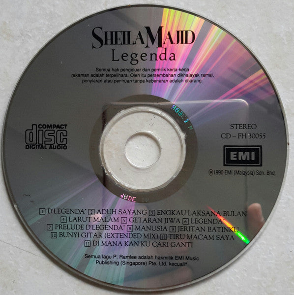 Sheila Majid : Legenda (CD, Album)