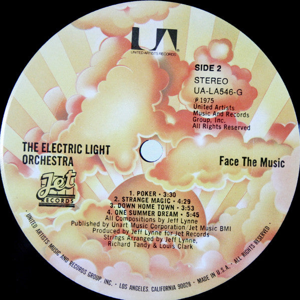 Electric Light Orchestra : Face The Music (LP, Album, RE)