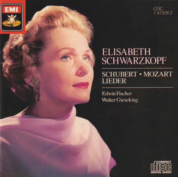 Elisabeth Schwarzkopf, Franz Schubert, Wolfgang Amadeus Mozart, Edwin Fischer, Walter Gieseking : Schubert Mozart Lieder (CD, Comp)