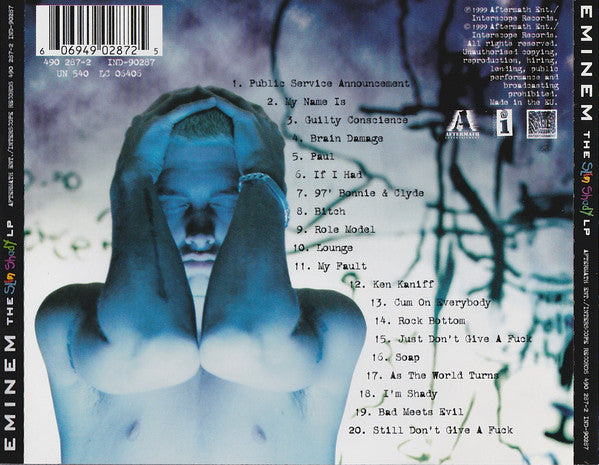 Eminem : The Slim Shady LP (CD, Album)