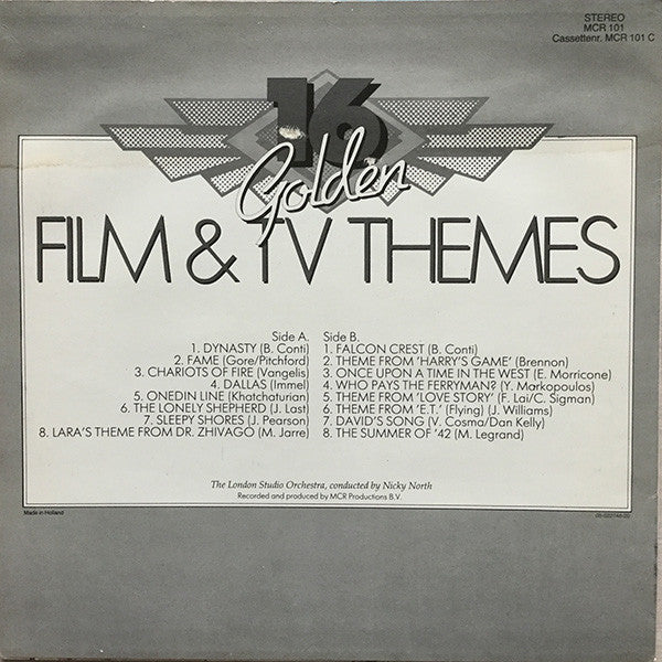 The Studio London Orchestra : 16 Golden Film & TV Themes (LP, Album)