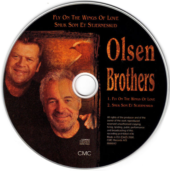 Olsen Brothers : Fly On The Wings Of Love / Smuk Som Et Stjerneskud (CD, Single)