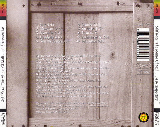 Salif Keita : The Mansa Of Mali … A Retrospective (CD, Comp, RE)