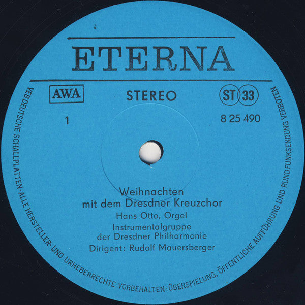 Dresdner Kreuzchor : Weihnachten Mit Dem Dresdner Kreuzchor (LP, Blu)