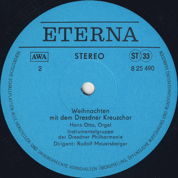 Dresdner Kreuzchor : Weihnachten Mit Dem Dresdner Kreuzchor (LP, Blu)