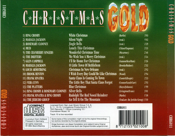 Various : Christmas Gold (CD, Comp)