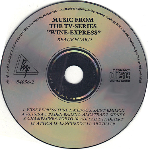 Beau Regard : Music From The TV-Series "Wine-Express" (CD, Album)