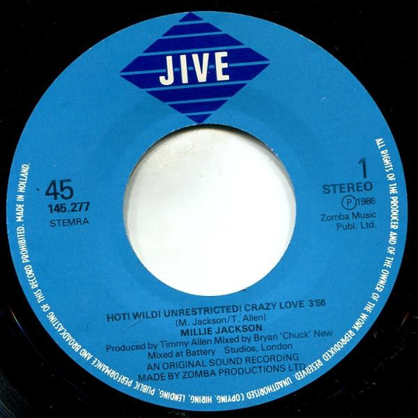 Millie Jackson : Hot! Wild! Unrestricted! Crazy Love (7", Single)