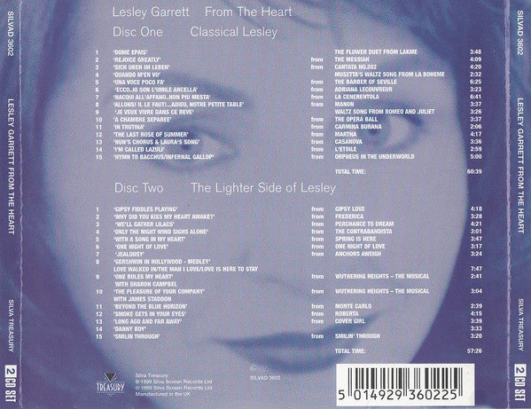 Lesley Garrett : From The Heart (2xCD, Comp)