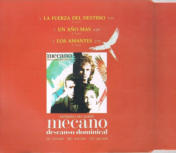 Mecano : La Fuerza Del Destino (CD, Maxi)