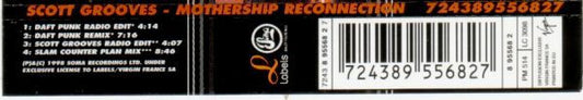 Scott Grooves Featuring Parliament / Funkadelic : Mothership Reconnection (Daft Punk Remix) (CD, Single)