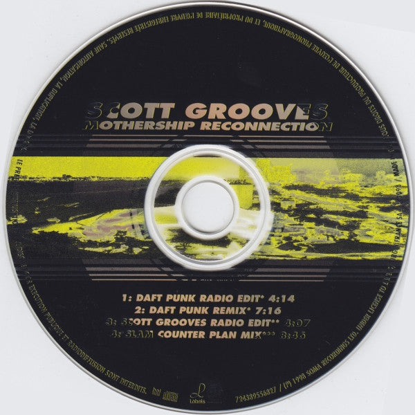 Scott Grooves Featuring Parliament / Funkadelic : Mothership Reconnection (Daft Punk Remix) (CD, Single)