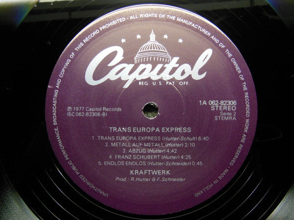 Kraftwerk : Trans Europe Express (LP, Album, MP, RE)