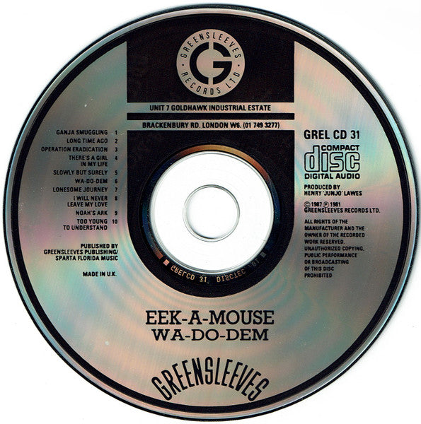 Eek-A-Mouse : Wa-Do-Dem (CD, Album, RE)